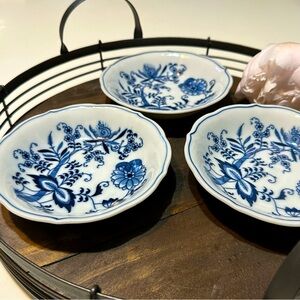 Blue Danube Fruit or Sauce Bowl- THREE